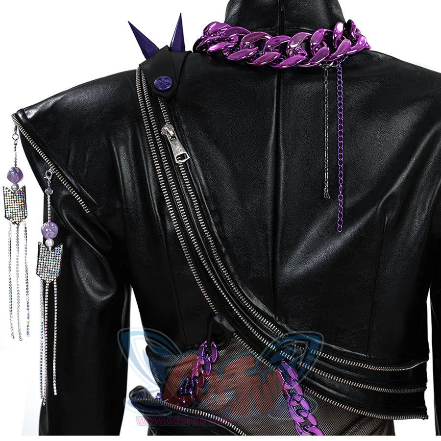 Rumi Cosplay Costume KILLER Black Suit 