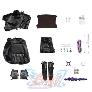Rumi Cosplay Costume KILLER Black outfit set