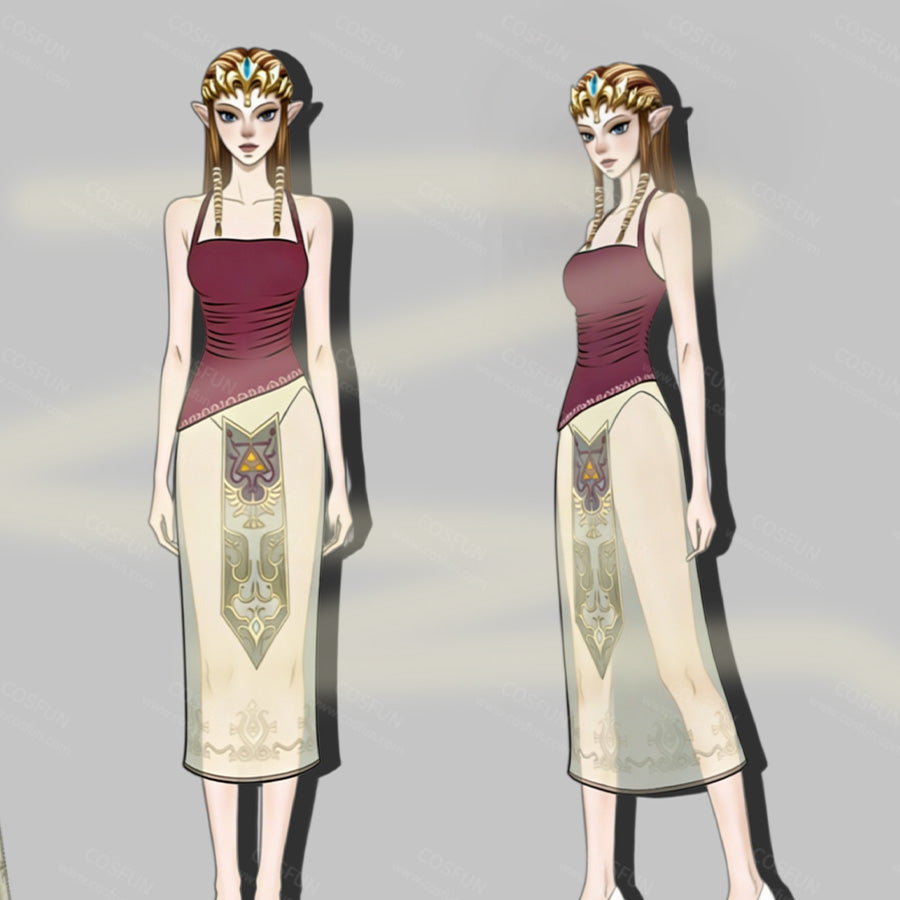 【CONFIRMATION】$3 Deposit = $10 Coupon The Legend of Zelda: Twilight Princess Zelda Cosplay Derivative Swimsuit