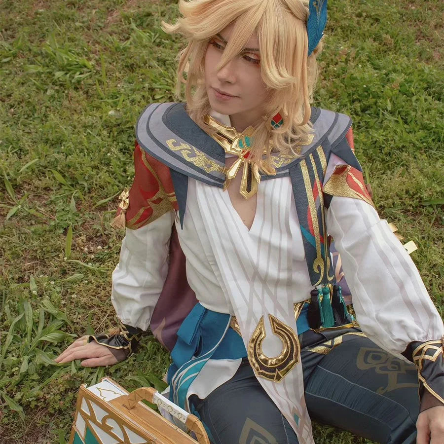 【CLEARANCE】Genshin Impact Kaveh Cosplay Costume N07295 AA Costumes