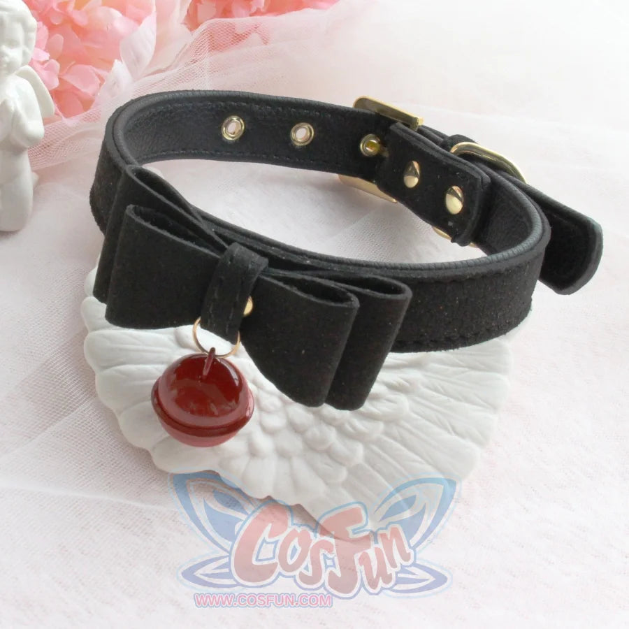 Cute Bow Small Bell Wristband Anklet Armlet Suede Bracelets Choker Black Props &amp; Accessories