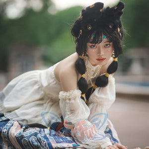 Egypt Style Lolita Thin Neck Shirt - cosfun