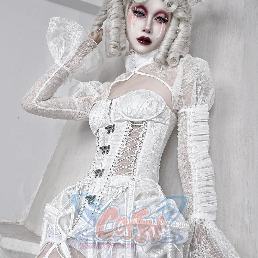 Alice Chiffon Gauze Bubble Sleeve Thin Waistcoat