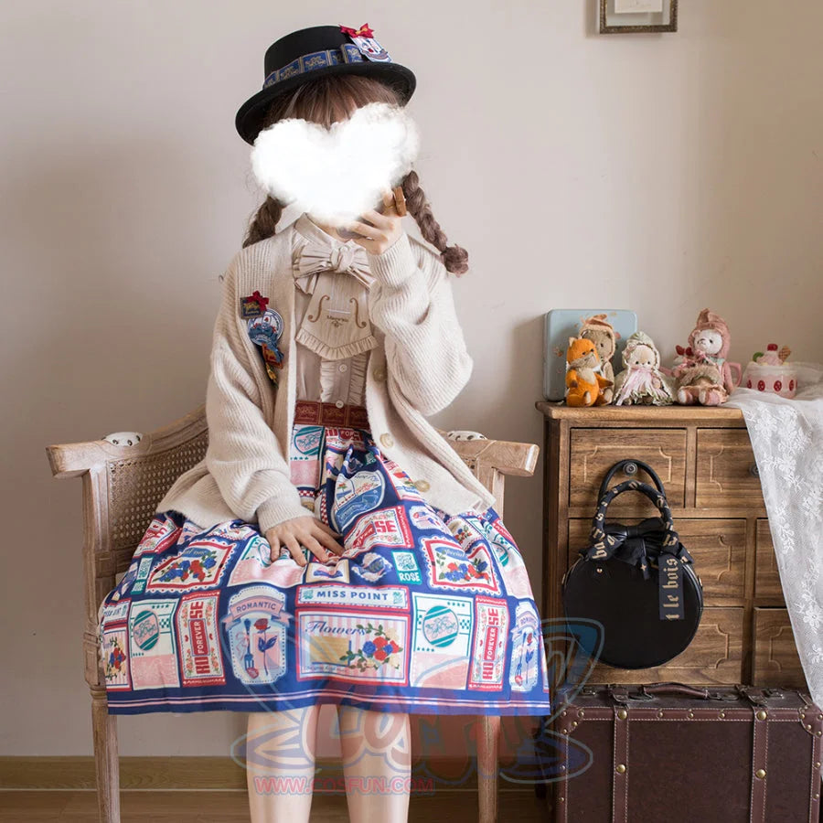American Style Vintage Daily Lolita Skirt - cosfun