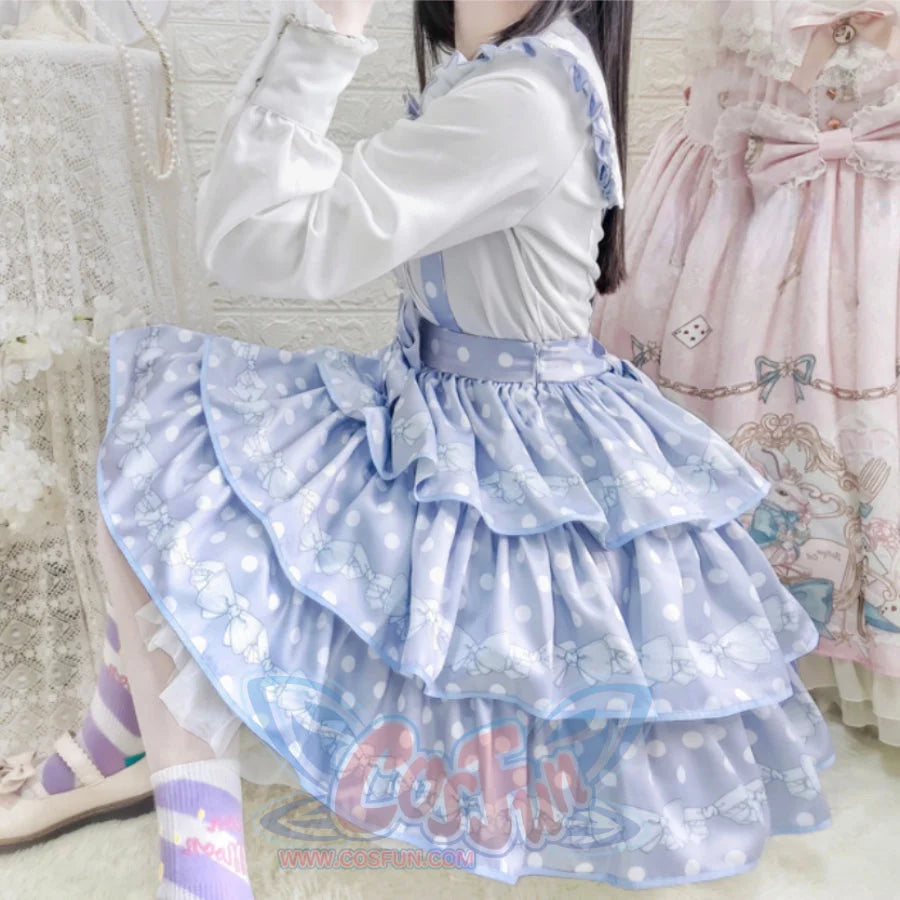 Daily Sweet Dot Lolita Strap Skirt