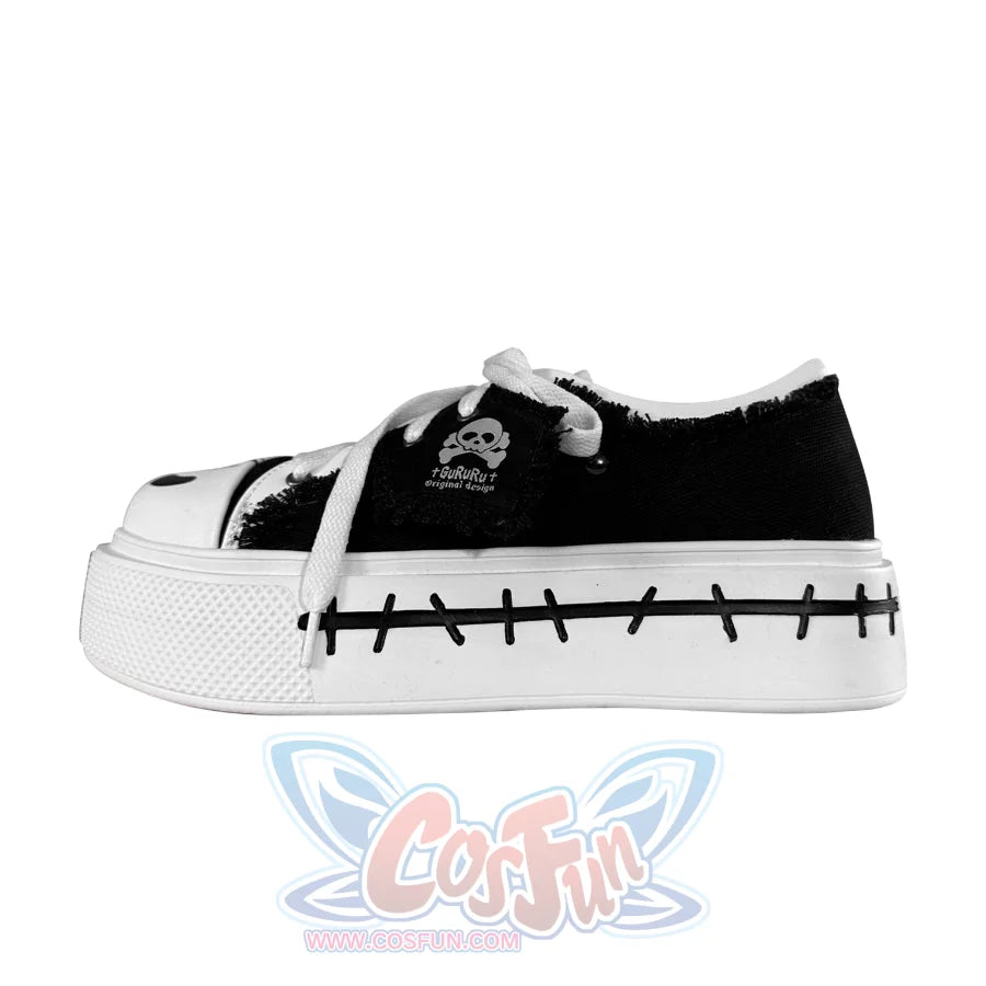 Original Spice Girl Lolita Round Toe Canvas Shoes - cosfun