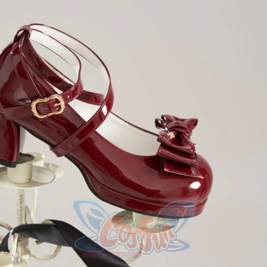 Sweet Round Toe Middle-heeled Lolita Shoes