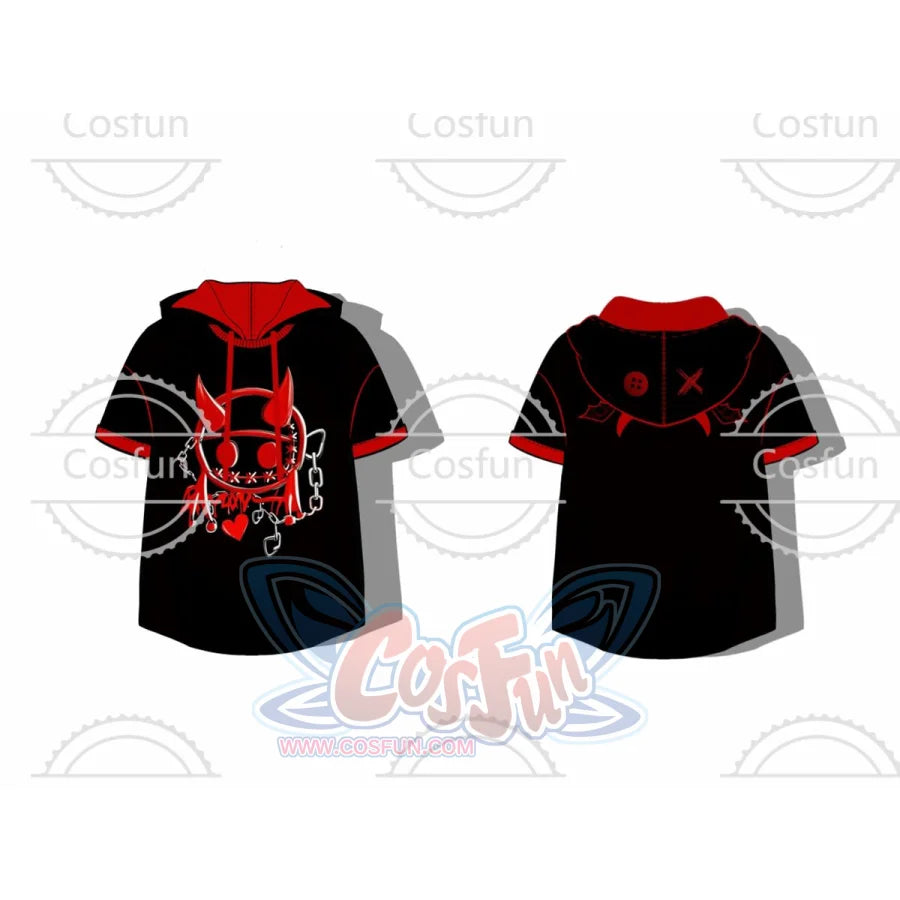 【PRE-SALE】COSFUN Original Little Demon Cosplay Short Sleeve Hooded Sweatshirt A00015 Sweatshirt