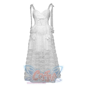 Alice White Gothic Lace High Waist Slip Dress / S