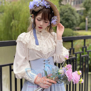 Edward Style Vintage and Classic Long-sleeved Shirt - cosfun