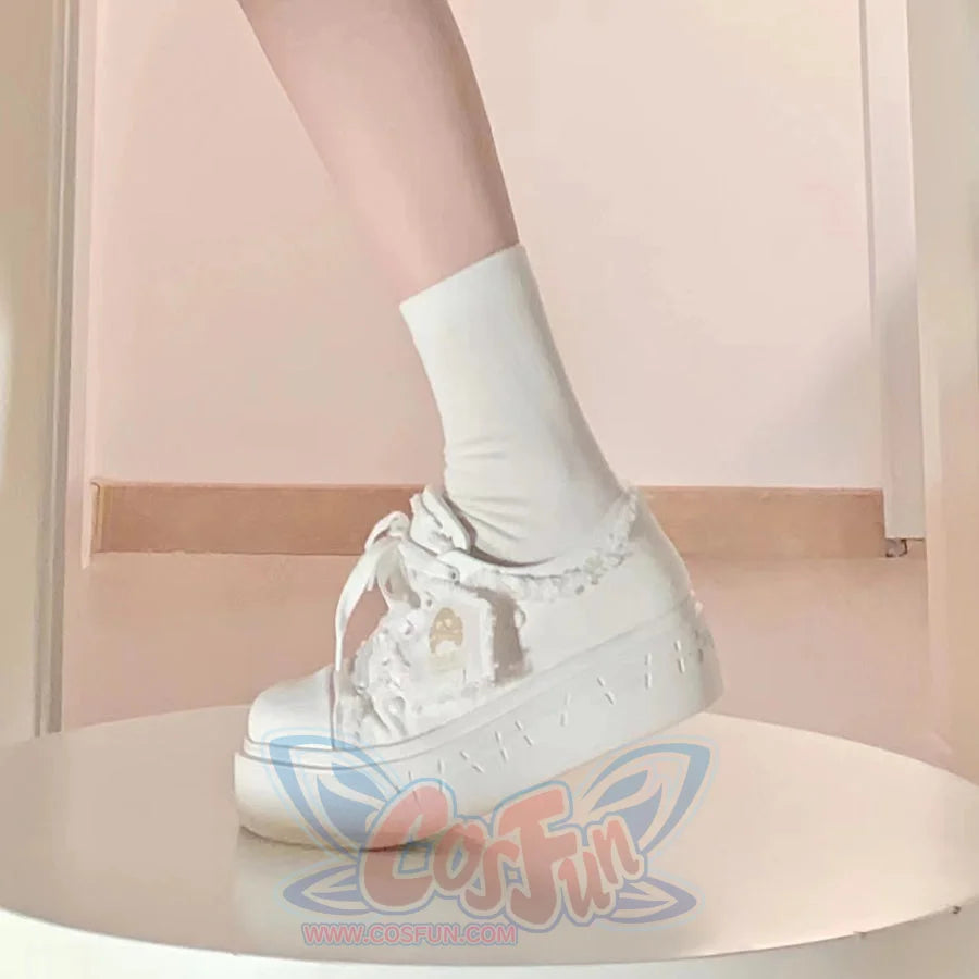 Original Spice Girl Lolita Round Toe Canvas Shoes - cosfun