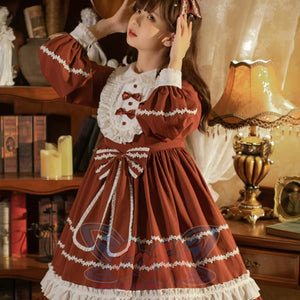 Vintage Daily Princess Lolita Long Sleeve Dress