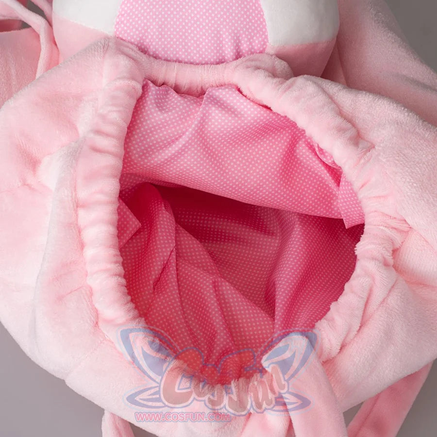 Danganronpa Chiaki Nanami cosplay cat bag full view presents the plush backpack silhouette