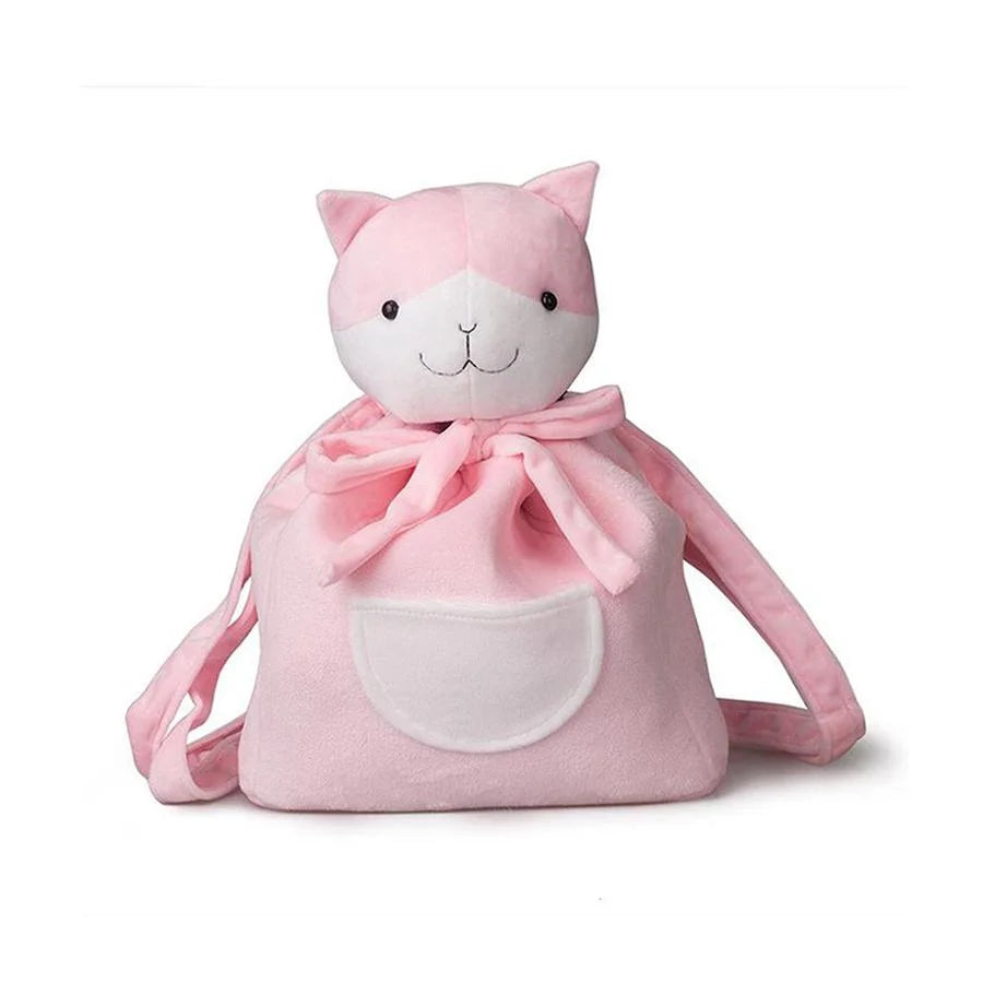 COSFUN Danganronpa Chiaki Nanami cosplay cat bag front view frames plush ears and a soft face