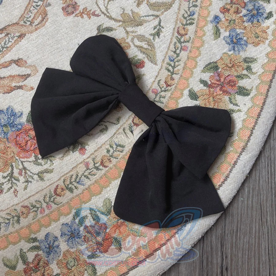 Elegant and Vintage Lolita Slim Dress Black / S / Hairpin