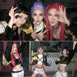 Mira Cosplay Costume Golden Balck White Outfit N09564 Costumes