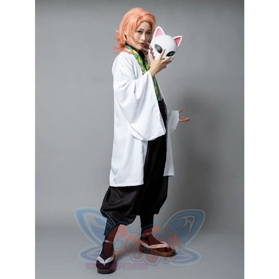 Demon Slayer: Kimetsu No Yaiba Sabito And Makomo Cosplay Costume Mp005379 Costumes
