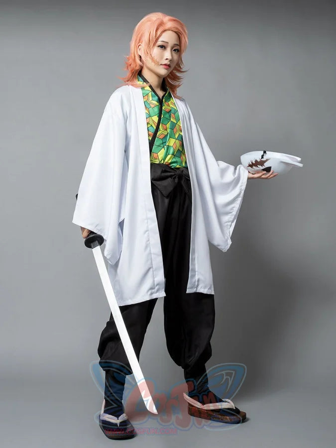 Demon Slayer: Kimetsu No Yaiba Sabito And Makomo Cosplay Costume Mp005379 Costumes