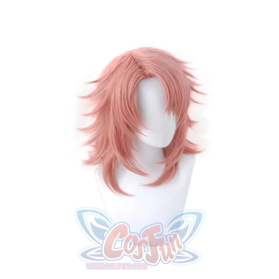 Demon Slayer Kimetsu No Yaiba Sabito Cosplay Wig Pink Mullet Hair Mp005668 Wigs