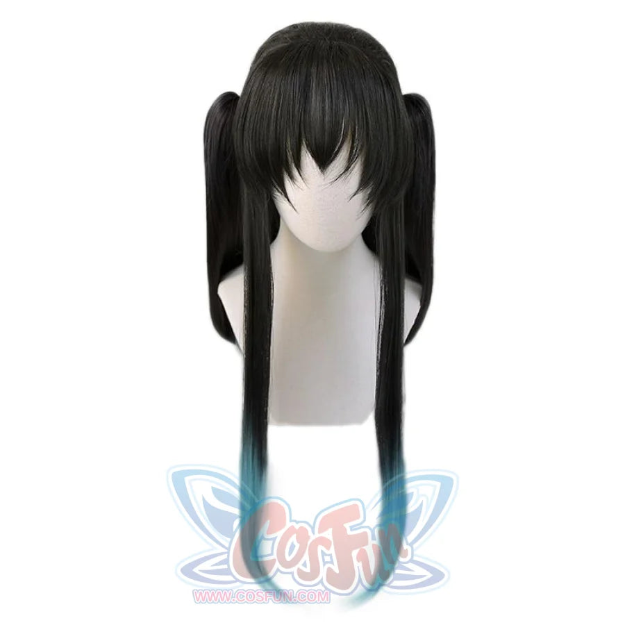 Demon Slayer Kimetsu No Yaiba Tokitou Muichirou Cosplay Wig With Double Ponytail Mp005671 Wigs