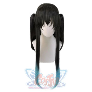 Demon Slayer Kimetsu No Yaiba Tokitou Muichirou Cosplay Wig With Double Ponytail Mp005671 Ponytails