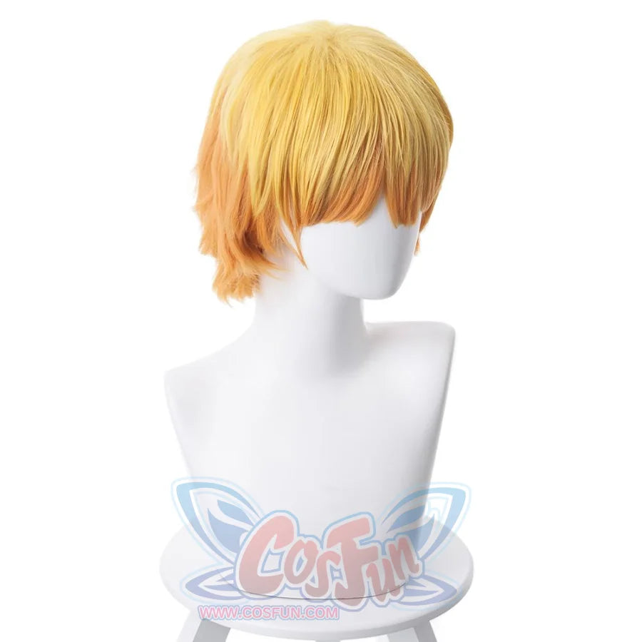 Demon Slayer Kimetsu No Yaiba Zenitsu Agatsuma Cosplay Wig Mp004933 Wigs