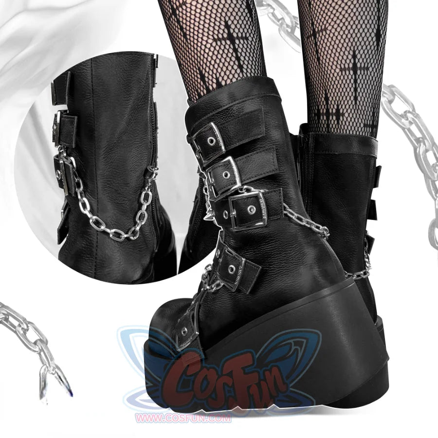 Original Spice Girl Lolita Round Toe Short Boots S22657 - cosfun