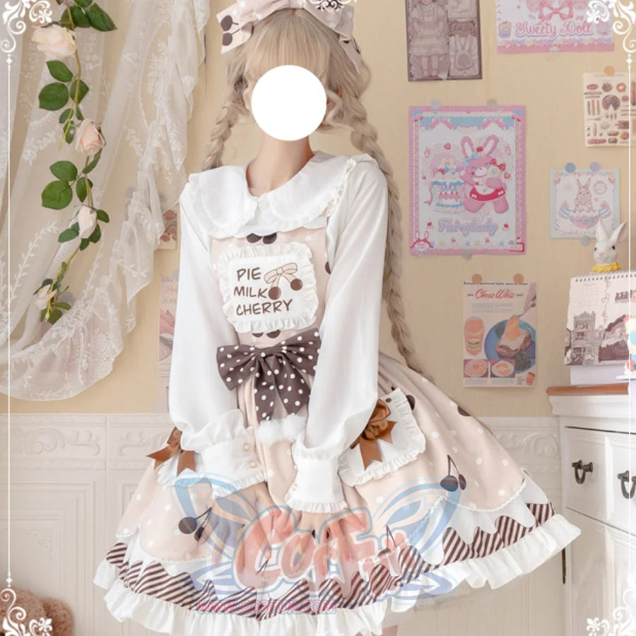 Daily Sweet and Lovely Cherry Lolita Jumper Skirt