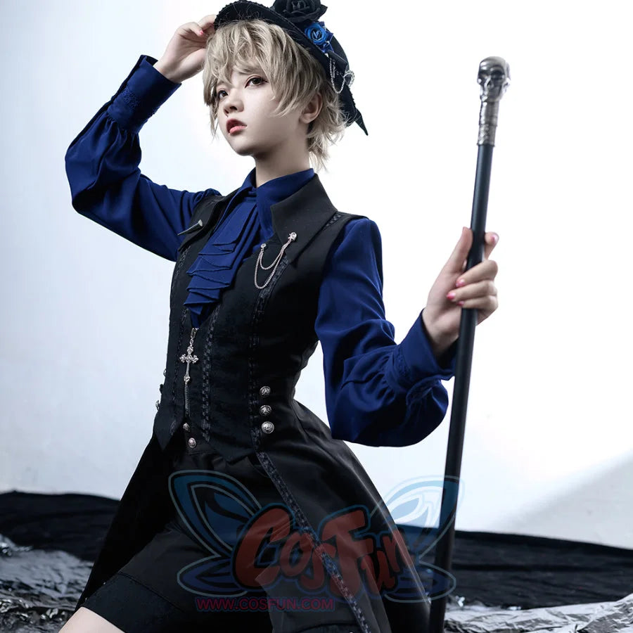 PRE-SALE Medieval Vintage Little Prince Lolita Dovetail Long Vest