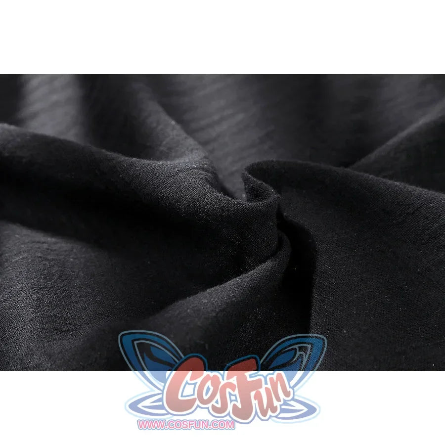 Diana Prince cosplay black fabric swatch shows soft matte folds for skirt and costume layers