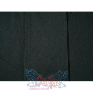 Doctor Doom cosplay green fabric detail with a fine diagonal twill texture.