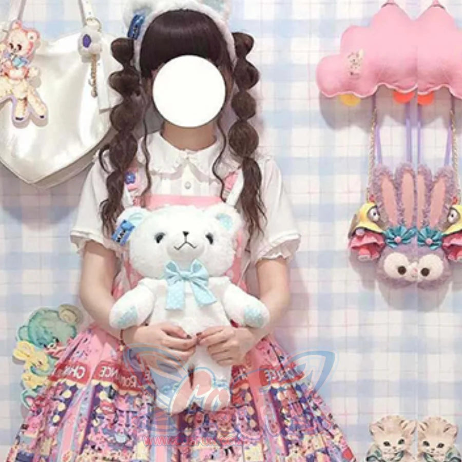 Sweet and Lovely Lolita Crossbody Bear Bag