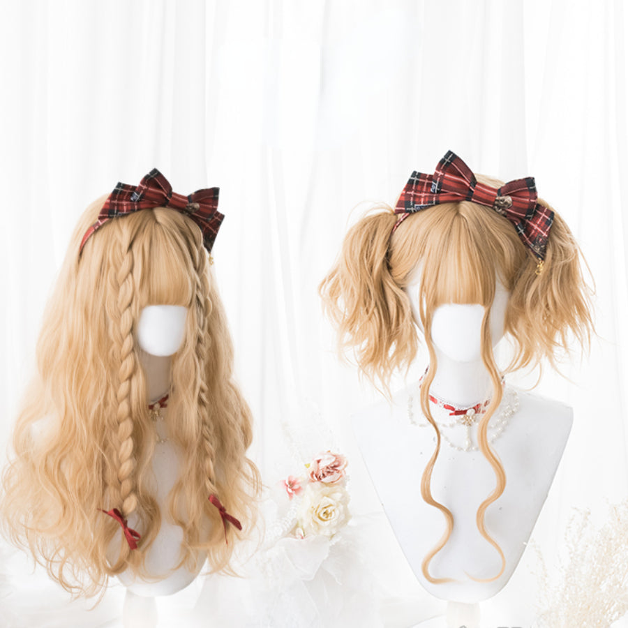 Harajuku Style Soft Girl Long Brunches Curly Wig S22902