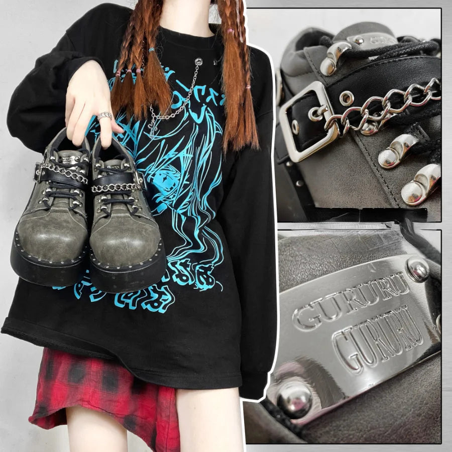 Original Spice Girl Sweet and Cool Lolita Thick Soled Shoes