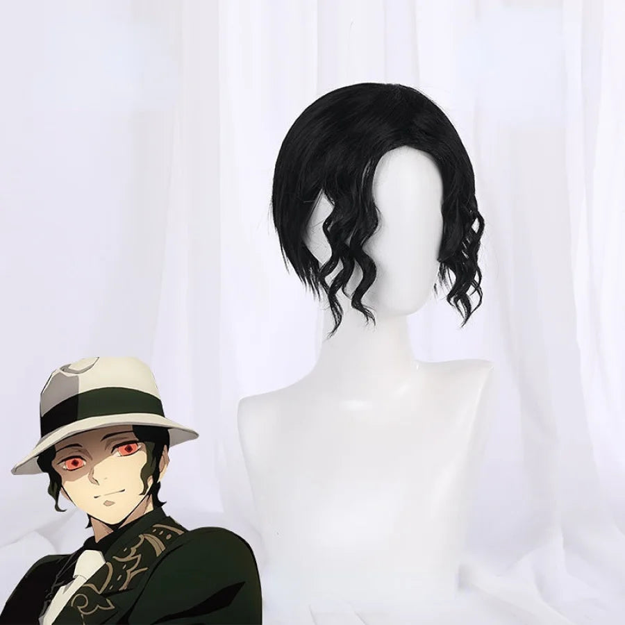 Demon Slayer Kibutsuji Muzan Cosplay Wig C07025 Black