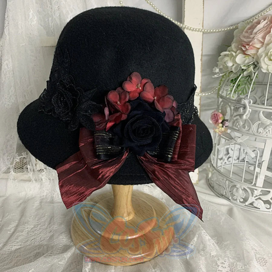 Original Vintage And Elegant Lolita Woolen Hat