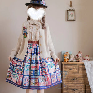American Style Vintage Daily Lolita Skirt - cosfun