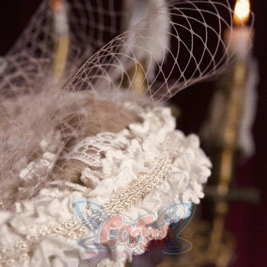 Rococo Duchess Summer Elegant Bunny Ear Dome Hat