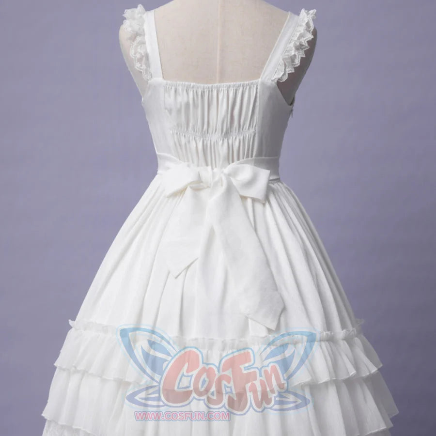 Elegant Lolita High Waist Jumper Skirt - cosfun