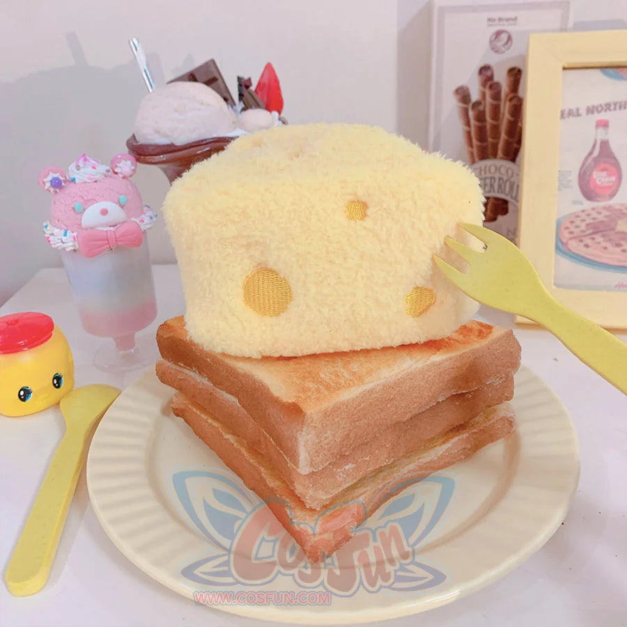 Lolita Cheese and Bear Sliced Bread Bag and Hairband Sets S22556 Coin Purse