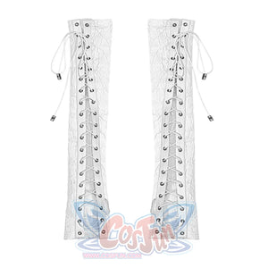 Alice Gothic Embossment Lace-Up Oversleeve