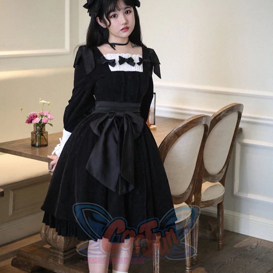 Lovely Elegant Lolita Large Size Slim Dress
