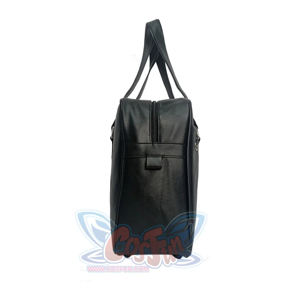 Japanese College Style Large Size Student Handbag S22939 Black