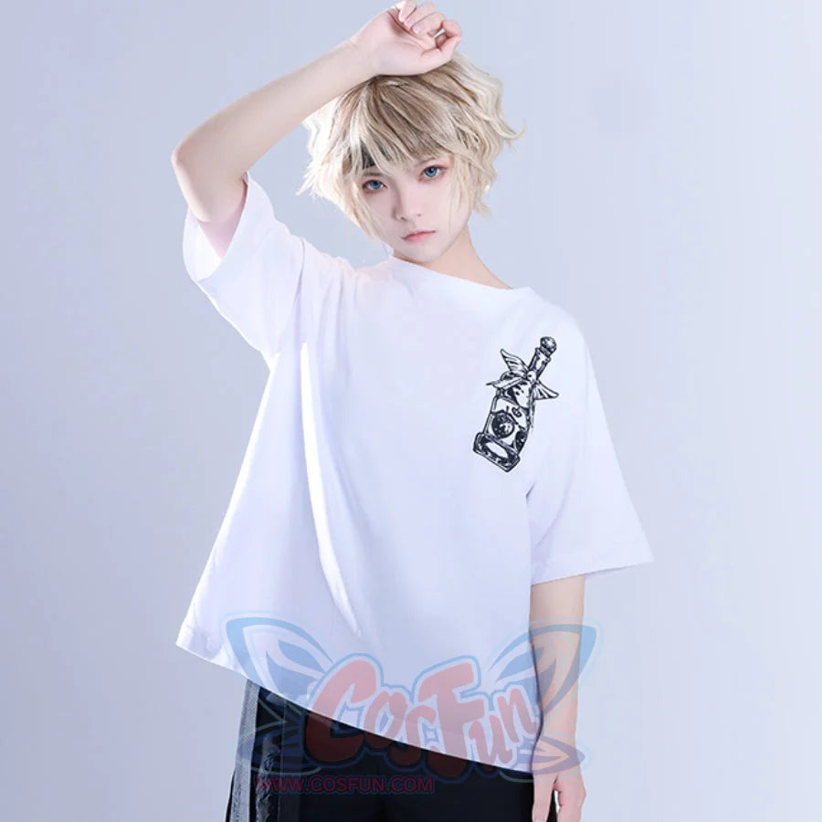 Summer Embroidered Loose Short-sleeved Top