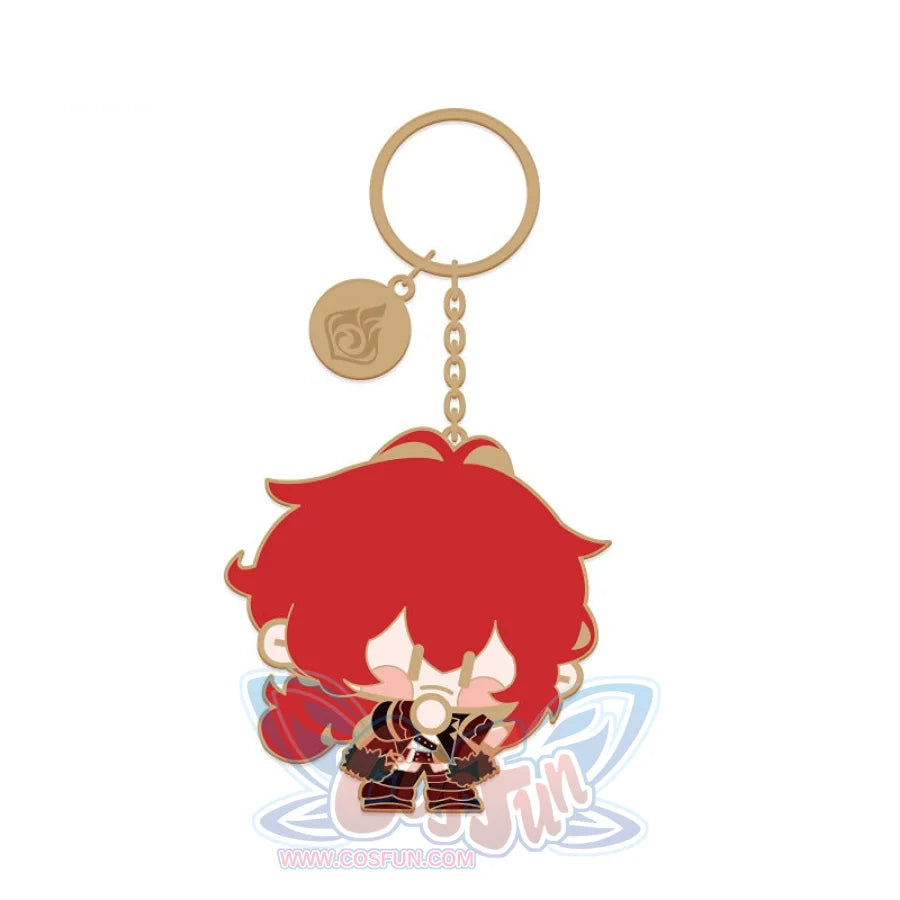 Genshin Impact Character Series Metal Pendants C10004 Diluc