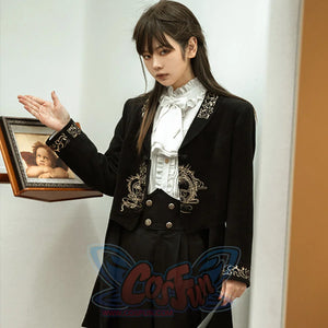 Chinese Style Spring Autumn Woolen Coat - cosfun