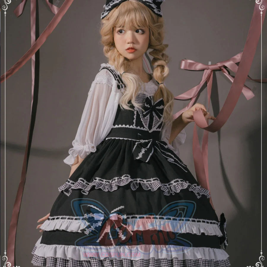 Daily Lovely and Cool Lolita Jumper Skirt - cosfun