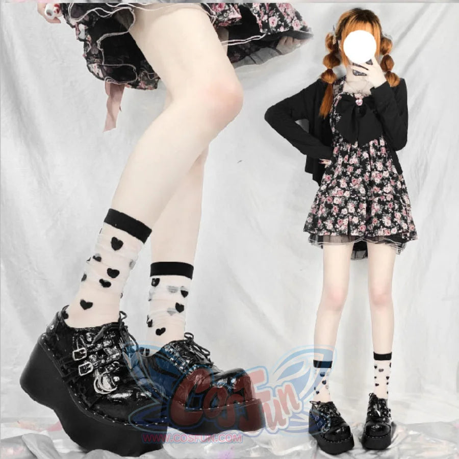 Original Spice Girl Punk Lolita Thick Soled Shoes - cosfun