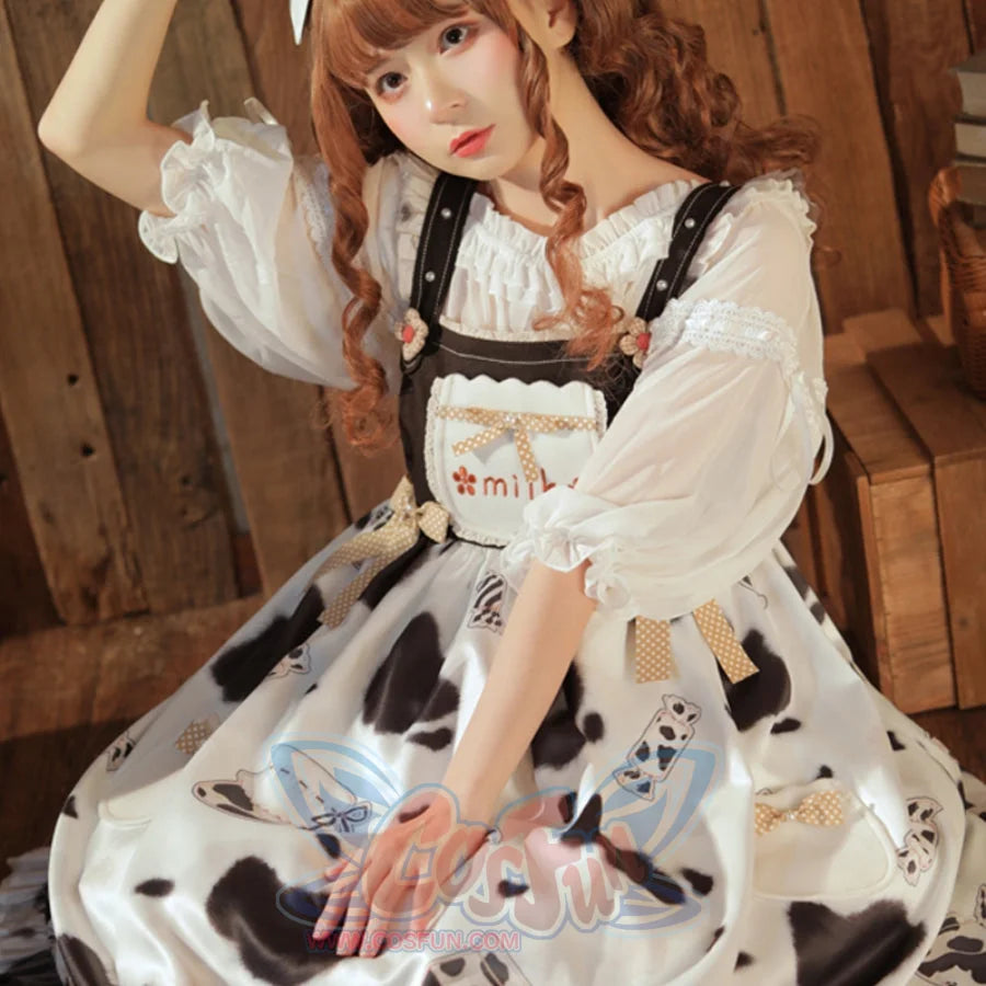 Sweet Caramel Daily Lovely Lolita Jumper Skirt