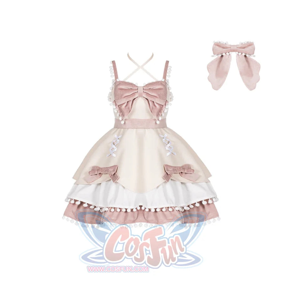 Winter Woolen Bow Sweet and Lovely Lolita Dress - cosfun